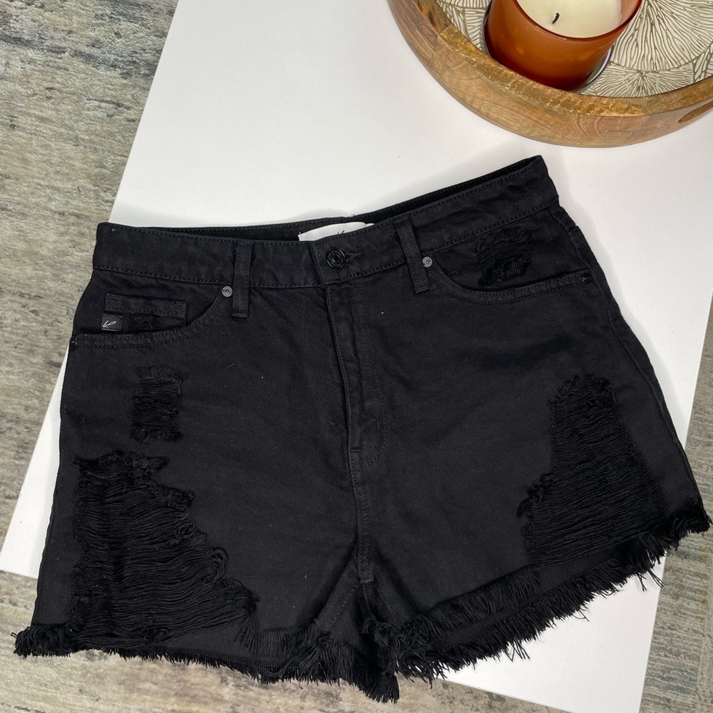 Black High Waisted Shorts